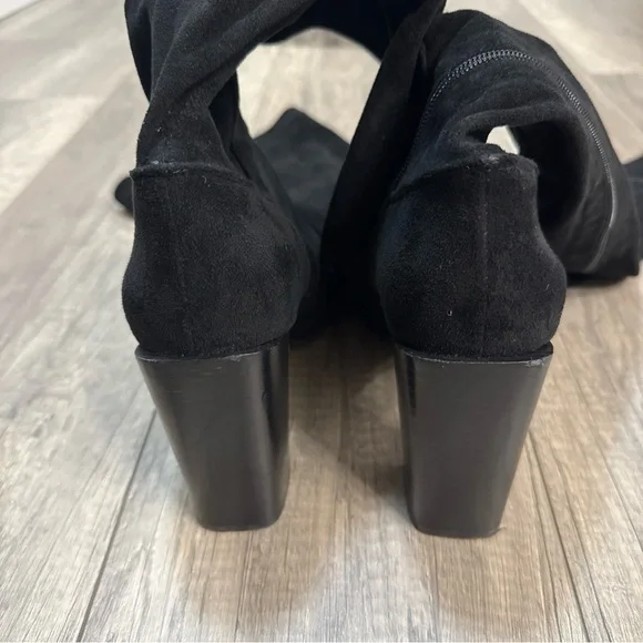 Jeffrey Campbell Black Over-the-Knee Boots - Picture 5 of 8